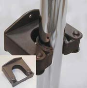 Central Vacuum Wall Clamp